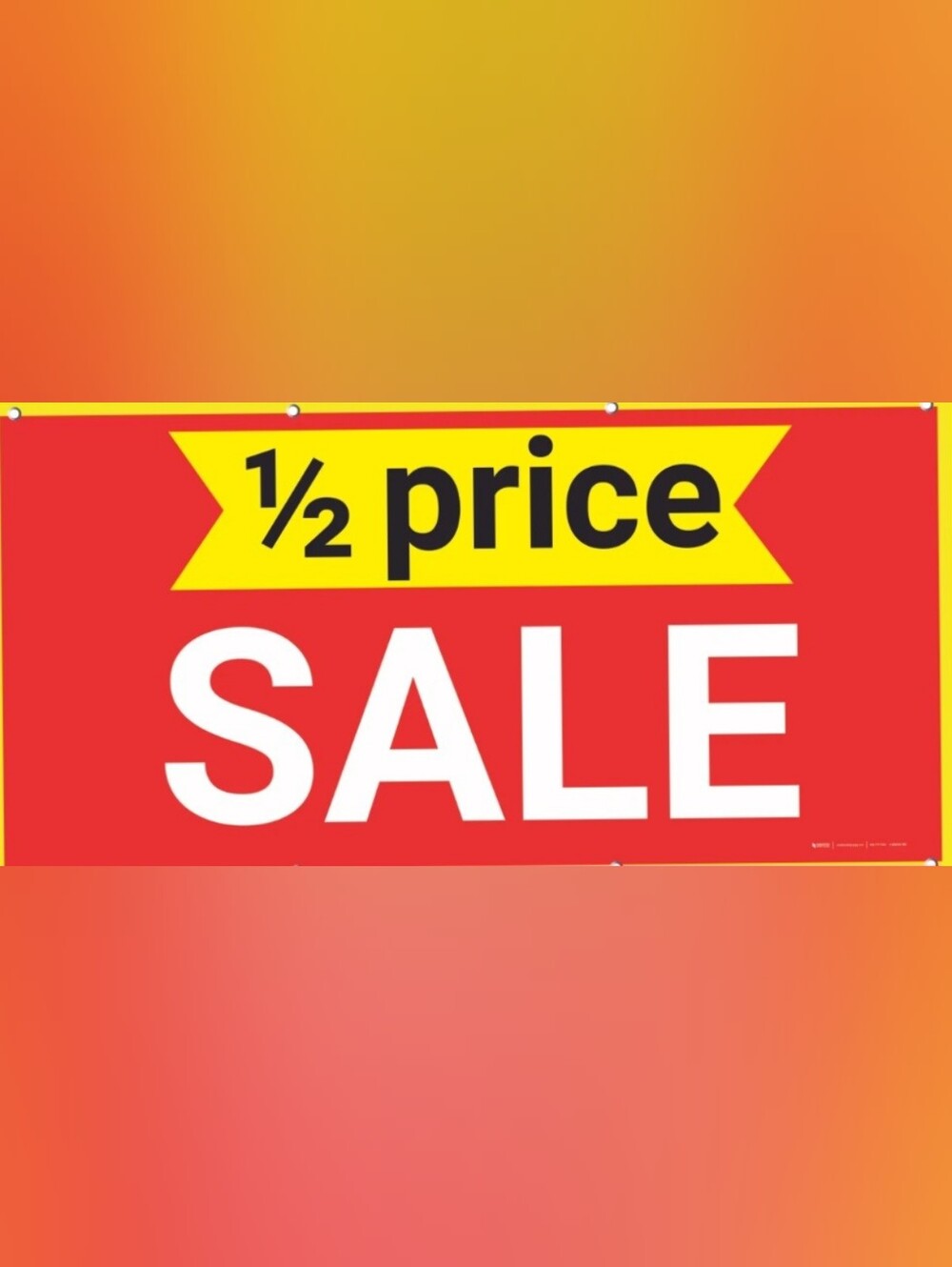 ALL ITEMS 1/2 OFF
